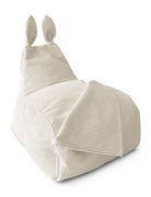 BUNNY L Bean Bag, Corduroy, Cream - Scandinavian Stories by Marton