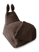 BUNNY L Bean Bag, Corduroy, Dark Grey - Scandinavian Stories by Marton