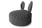 BUNNY Pouf Bean Bag, Corduroy, Dark Brown - Scandinavian Stories by Marton