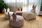 BUNNY Pouf Bean Bag, Corduroy, Dark Brown - Scandinavian Stories by Marton