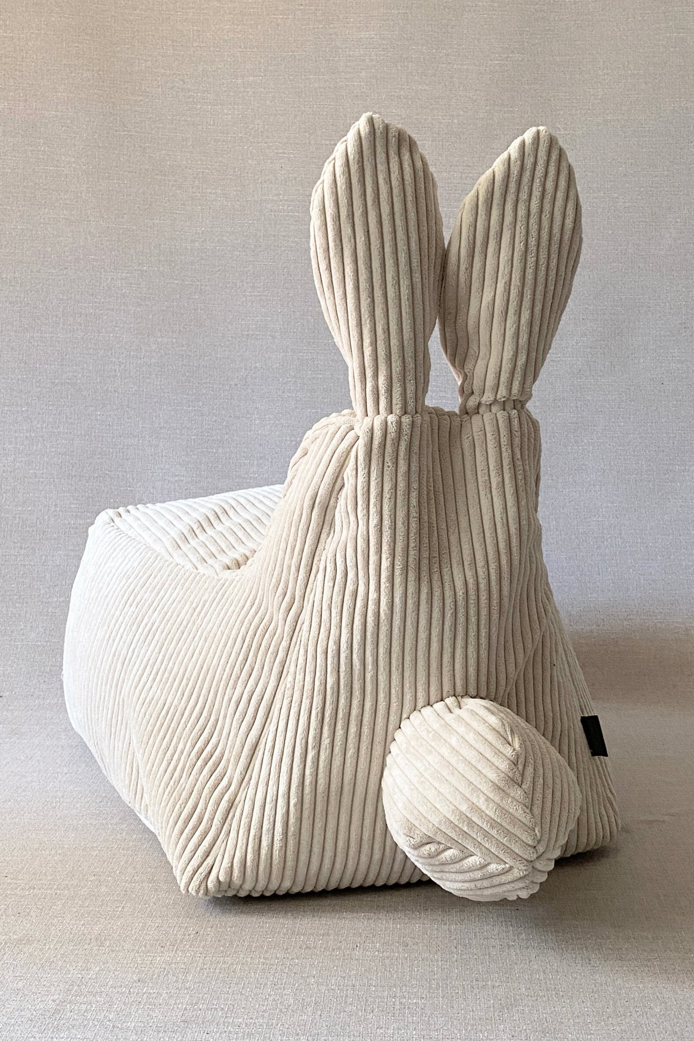 BUNNY S Bean Bag, Corduroy Dark Brown - Scandinavian Stories by Marton