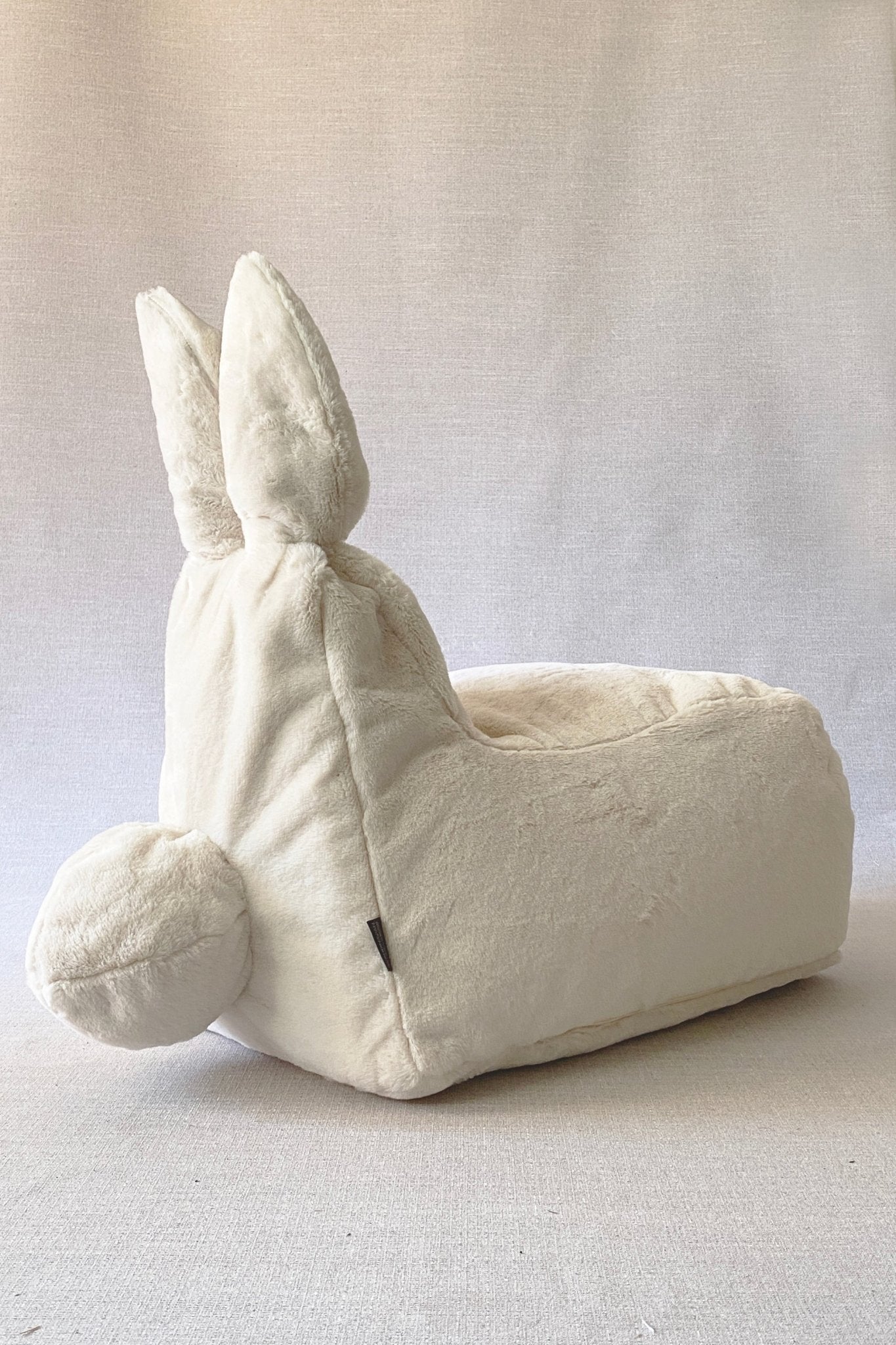 BUNNY S Bean bag, Fur Dark Grey - Scandinavian Stories by Marton