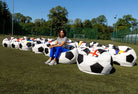 European Championship 2024 Football Large Bean Bag - Scandinavian Stories by Marton