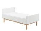 Maja Bed/Cot, 3 Growing functions 140x 70 cm White color - Scandinavian Stories by Marton