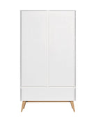 Saga 2-door wardrobe + 1 drawer wardrobe White color - Scandinavian Stories by Marton