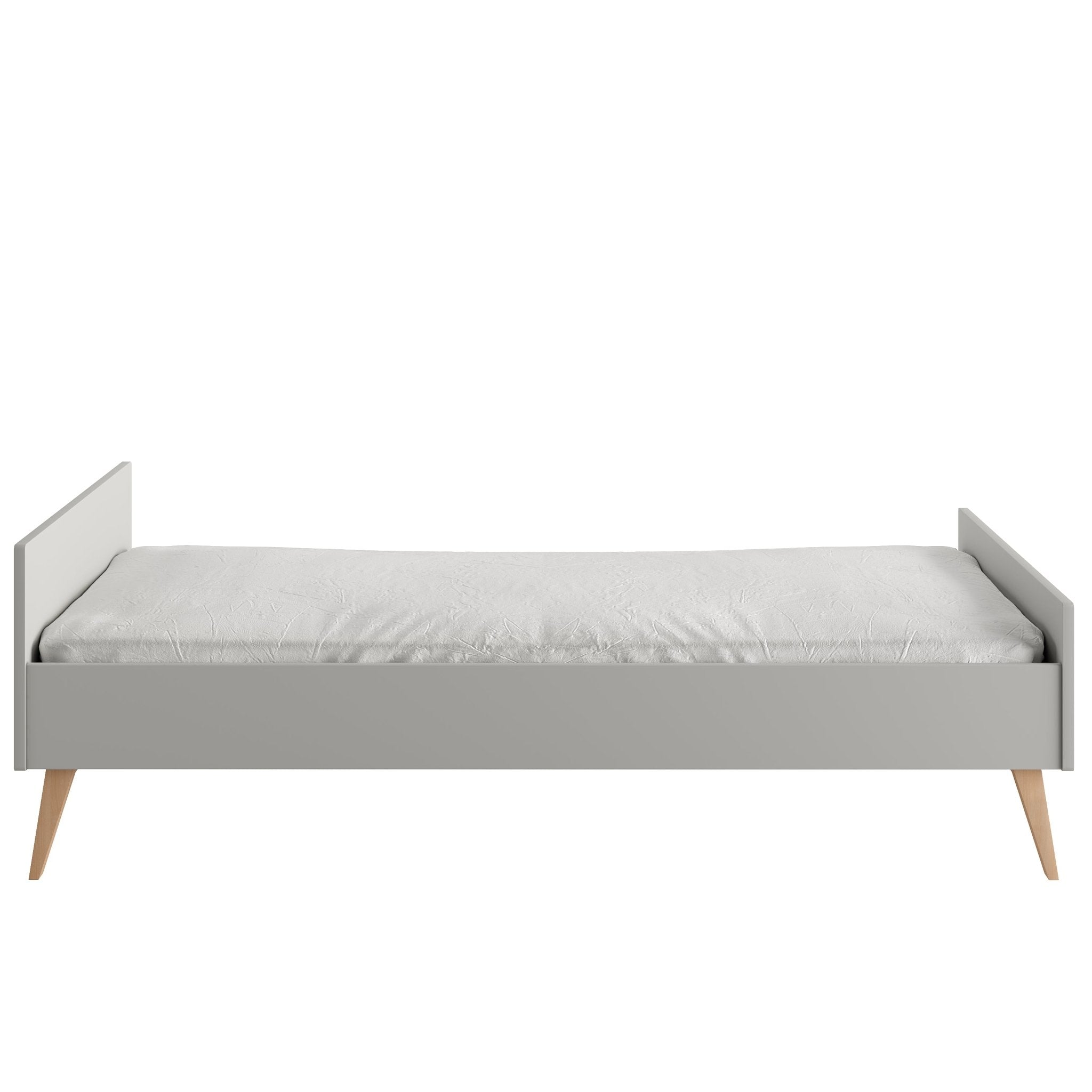 Saga Bed 200x120 cm Grey color - Scandinavian Stories by Marton