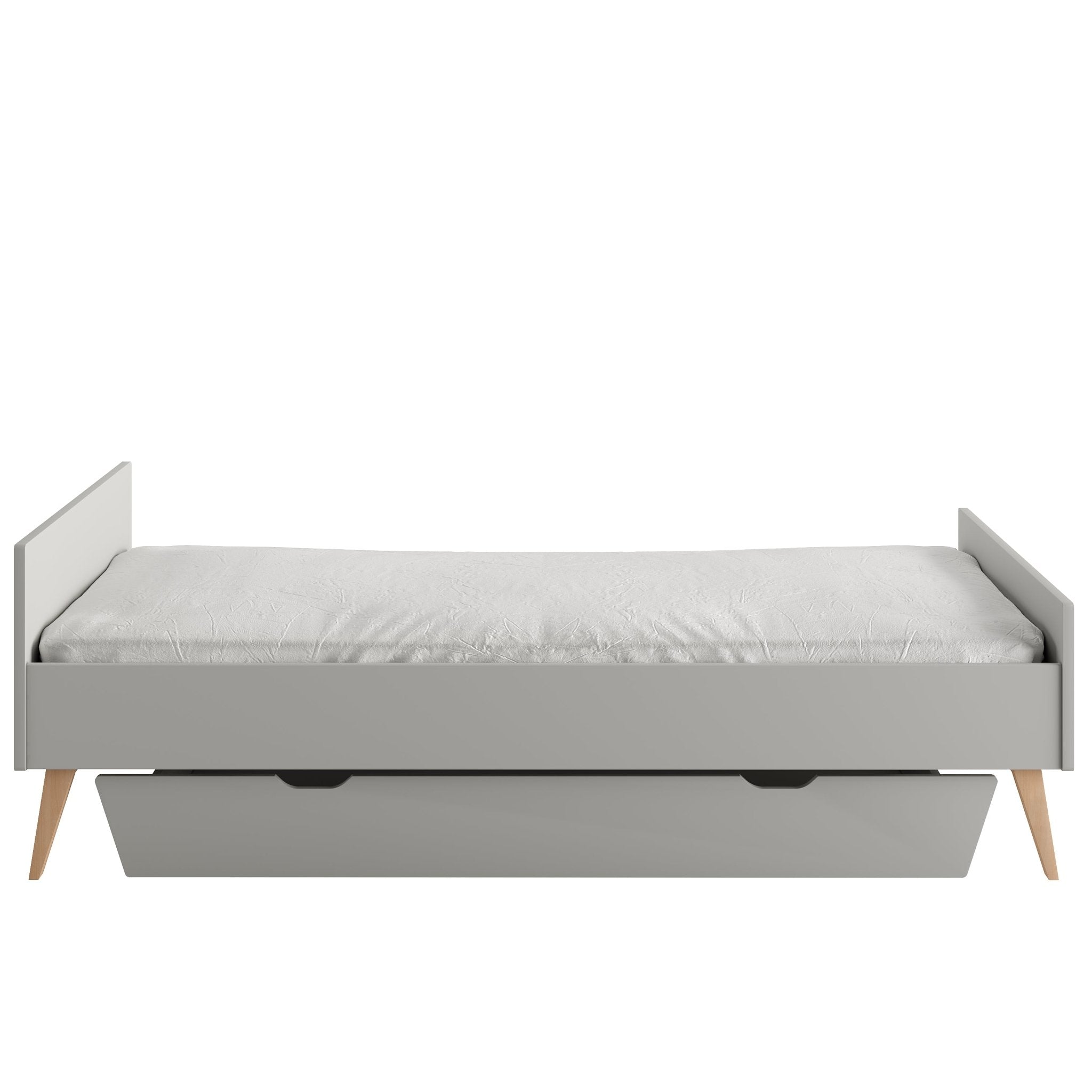 Saga Bed 200x120 cm Grey color - Scandinavian Stories by Marton