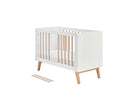 Saga Cot, 2 growing functions 120x 60 cm White color - Scandinavian Stories by Marton