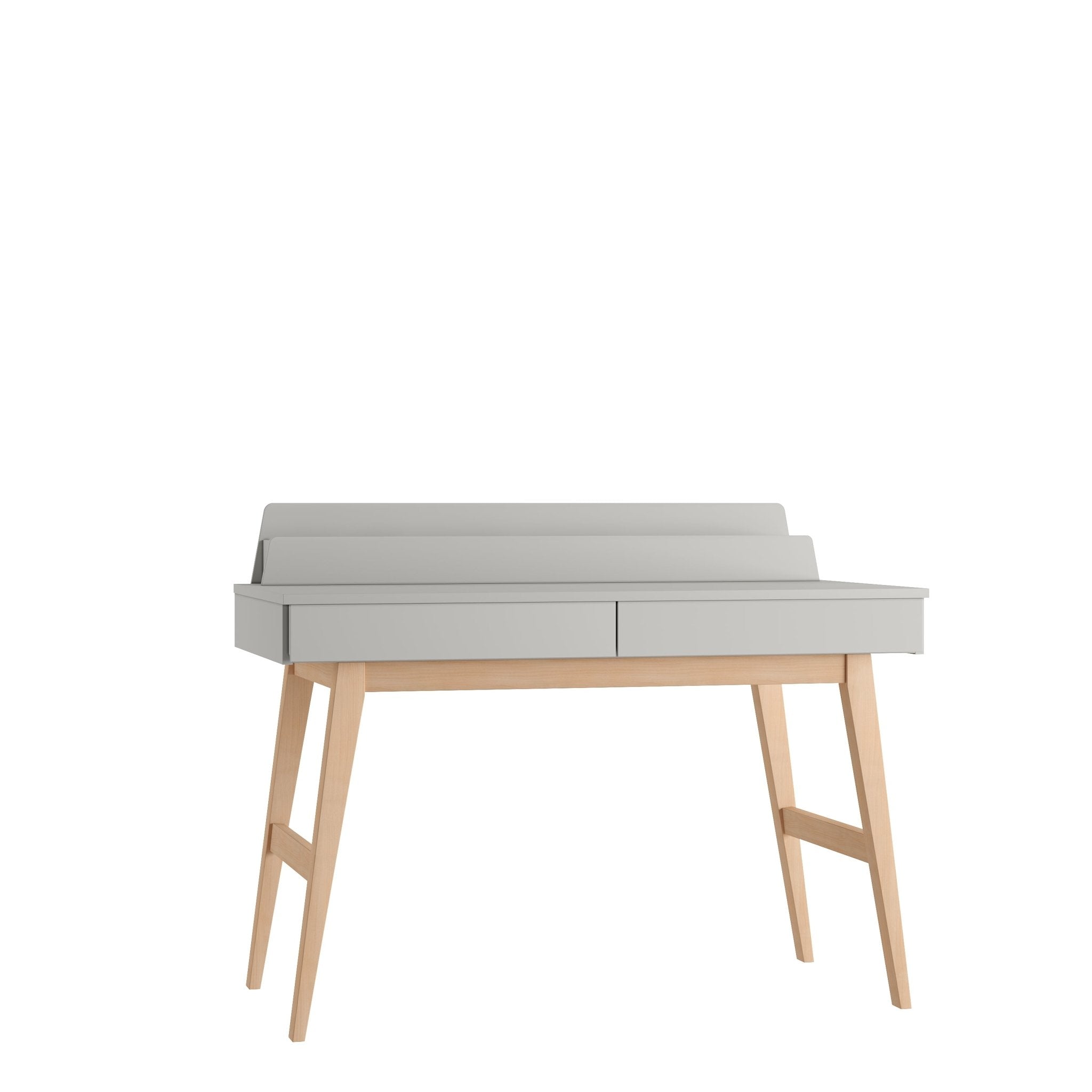 Saga high desk + 2 drawer, Grey color - Scandinavian Stories by Marton