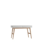 Saga high desk + 2 drawer, White color - Scandinavian Stories by Marton