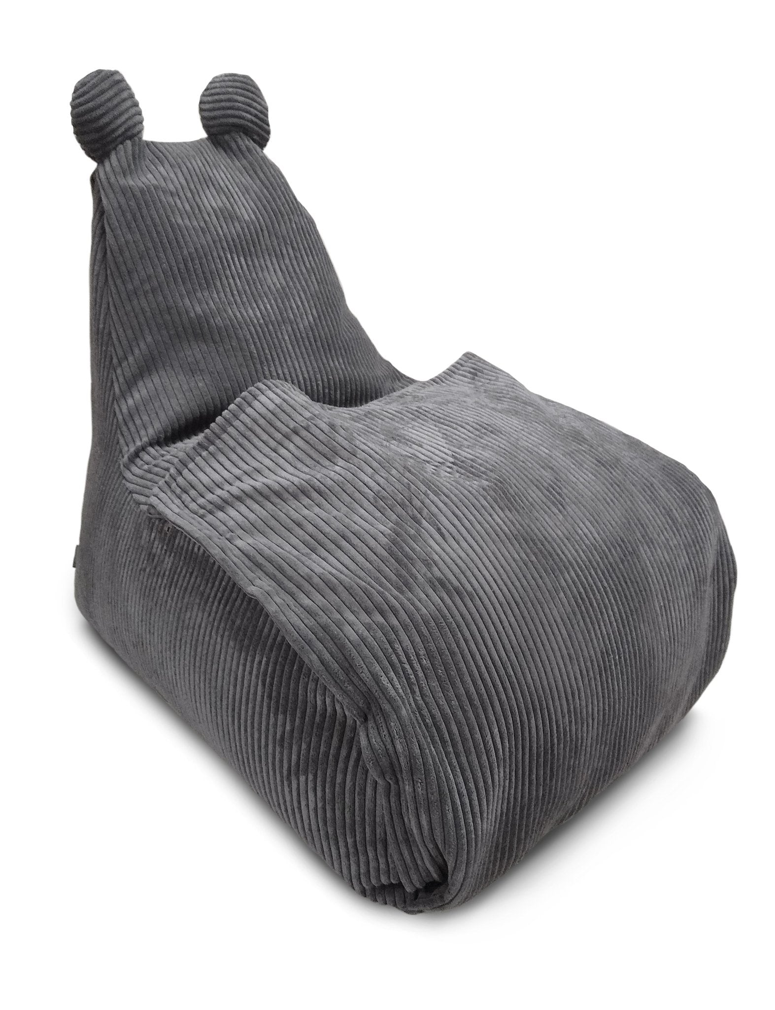 TEDDY L Bean Bag, Corduroy Dark Grey - Scandinavian Stories by Marton