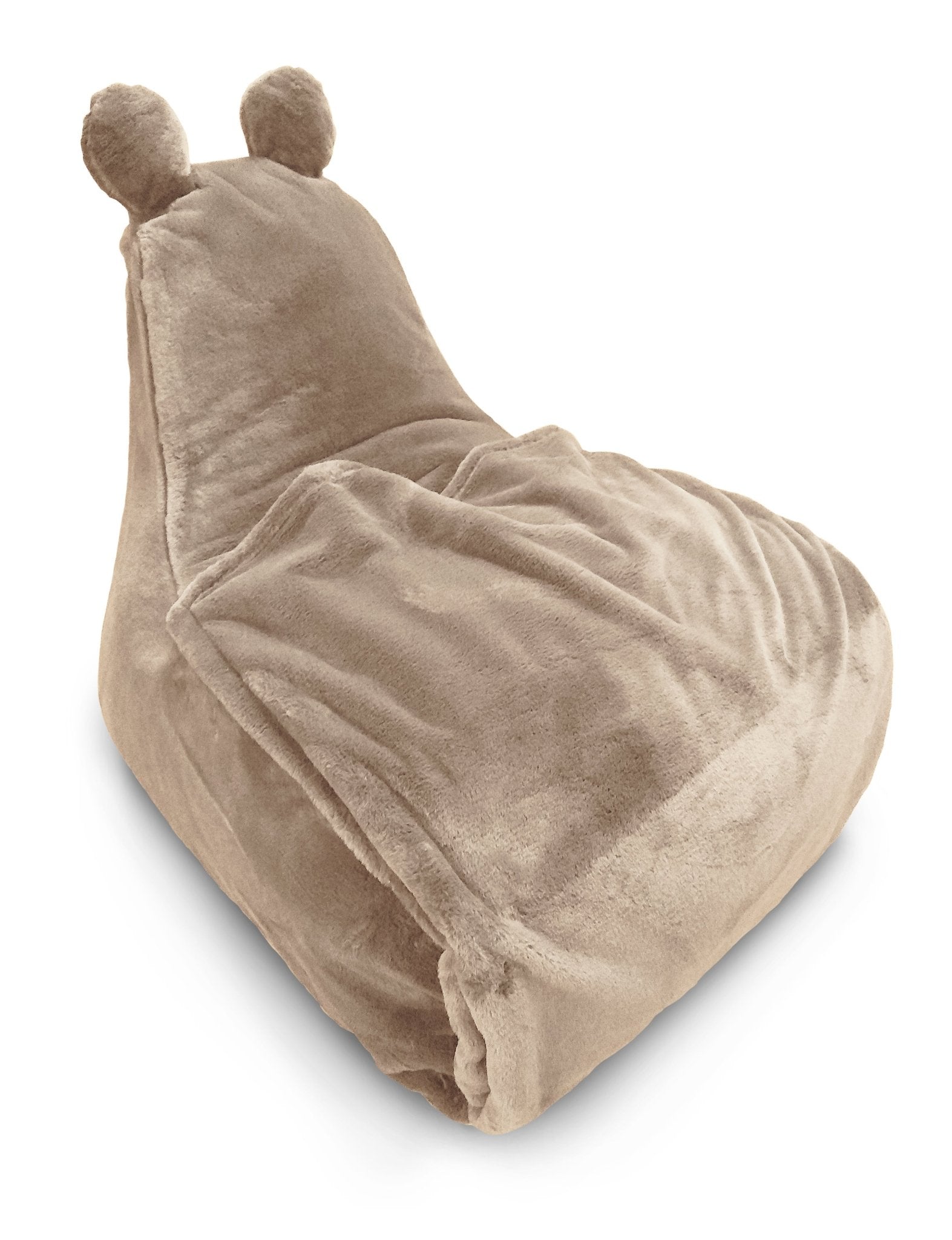 TEDDY L Bean Bag, Fur Beige - Scandinavian Stories by Marton