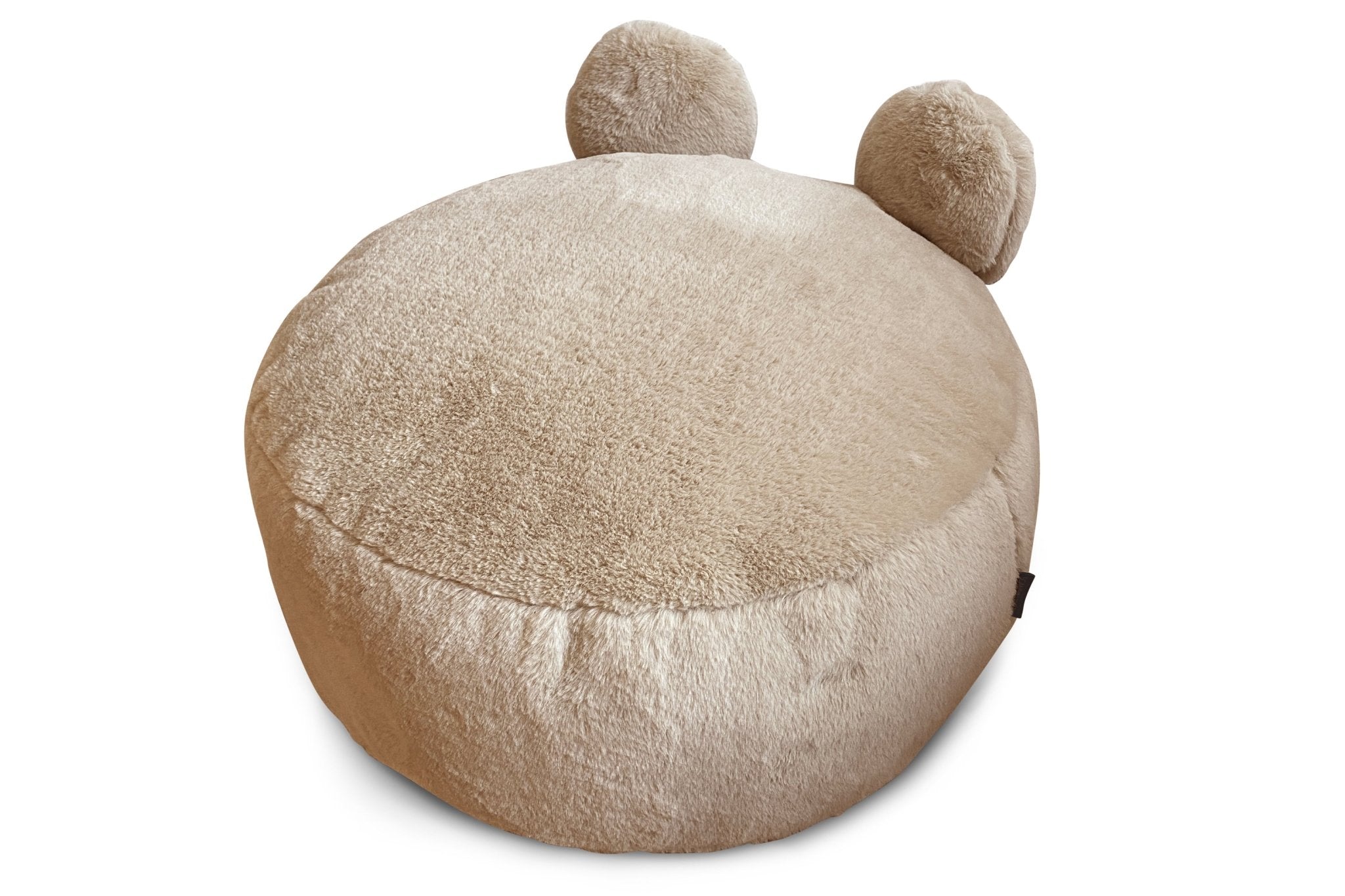 TEDDY Pouf Bean Bag, Fur Beige - Scandinavian Stories by Marton