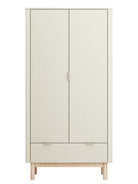 Maja 2-door wardrobe + 1 drawer wardrobe Champagne color - Scandinavian Stories by Marton