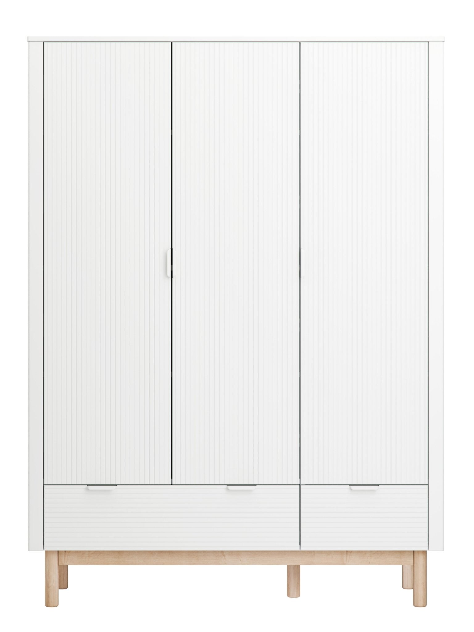 Maja 3-door wardrobe White color - Scandinavian Stories by Marton