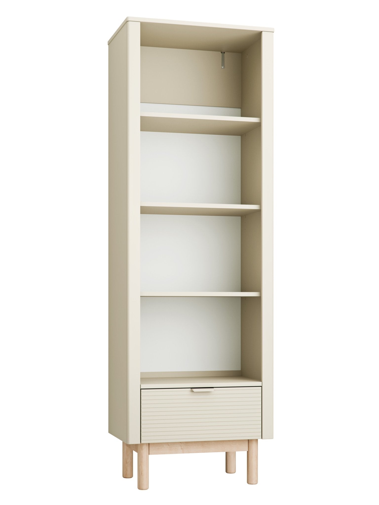 Maja Bookcase high, Champagne color - Scandinavian Stories by Marton