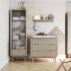 Maja Bookcase high, Champagne color - Scandinavian Stories by Marton