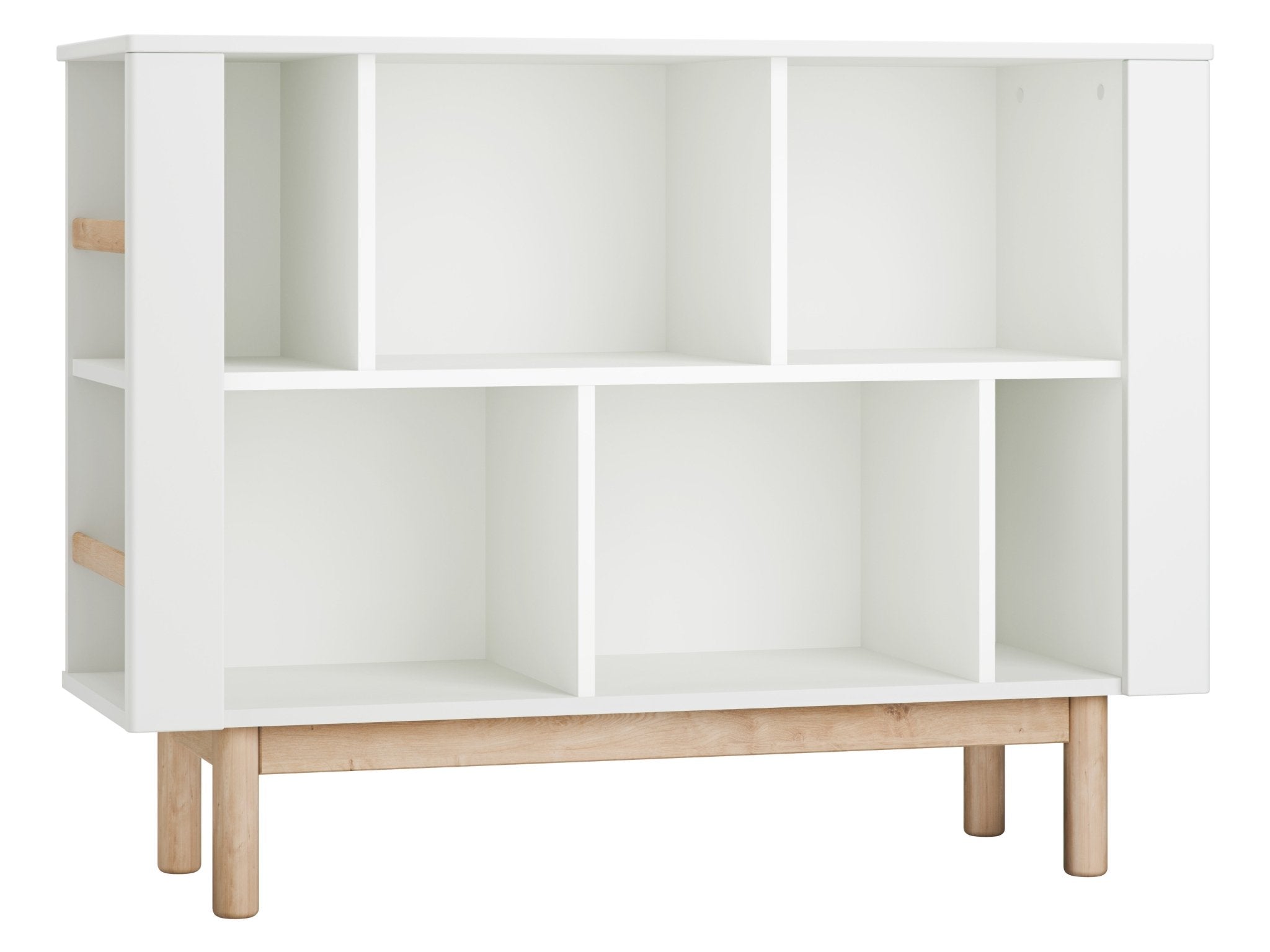 Maja Bookcase low, White color - Scandinavian Stories by Marton