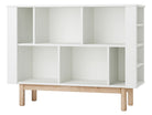 Maja Bookcase low, White color - Scandinavian Stories by Marton