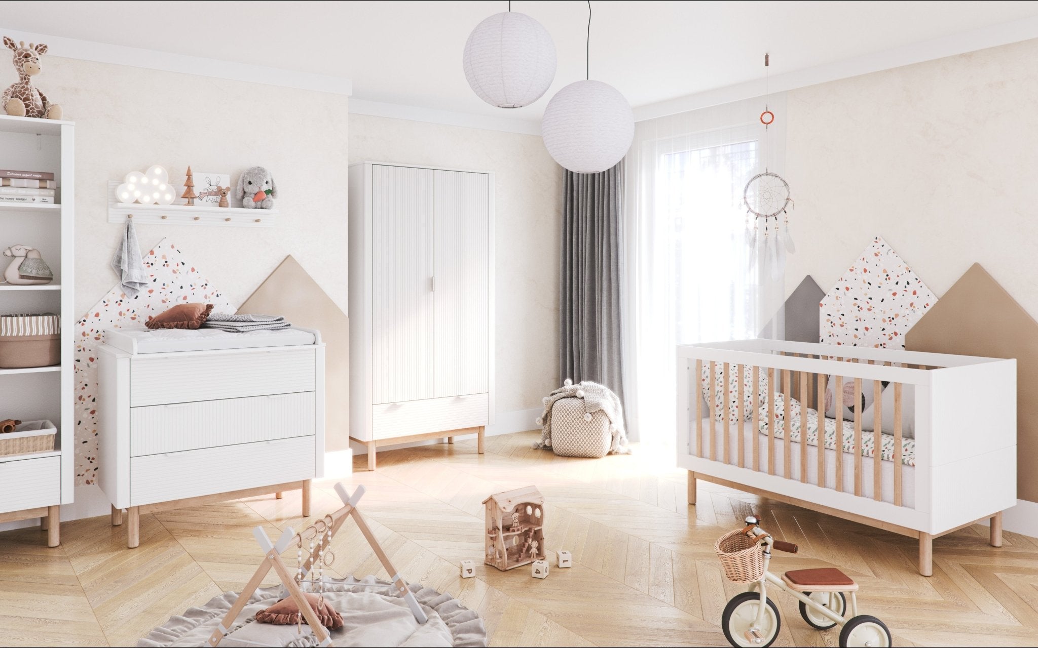 Maja changing unit white color - Scandinavian Stories by Marton