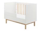 Maja Cot, 2 growing functions 120x 60 cm White color - Scandinavian Stories by Marton